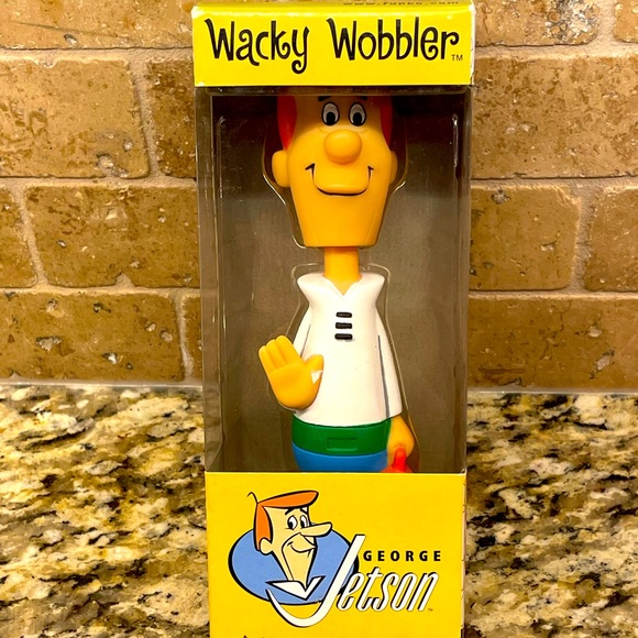2004 FUNKO POP HANNAH BARBERA GEORGE JETSON WACKY WOBBLER BOBBLEHEAD. - Picture 1 of 2